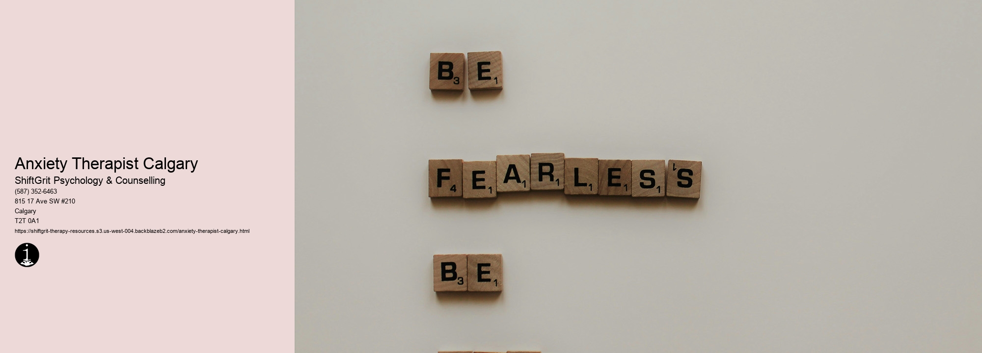 Anxiety Therapist Calgary